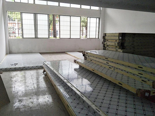 长沙冷库板施工现场